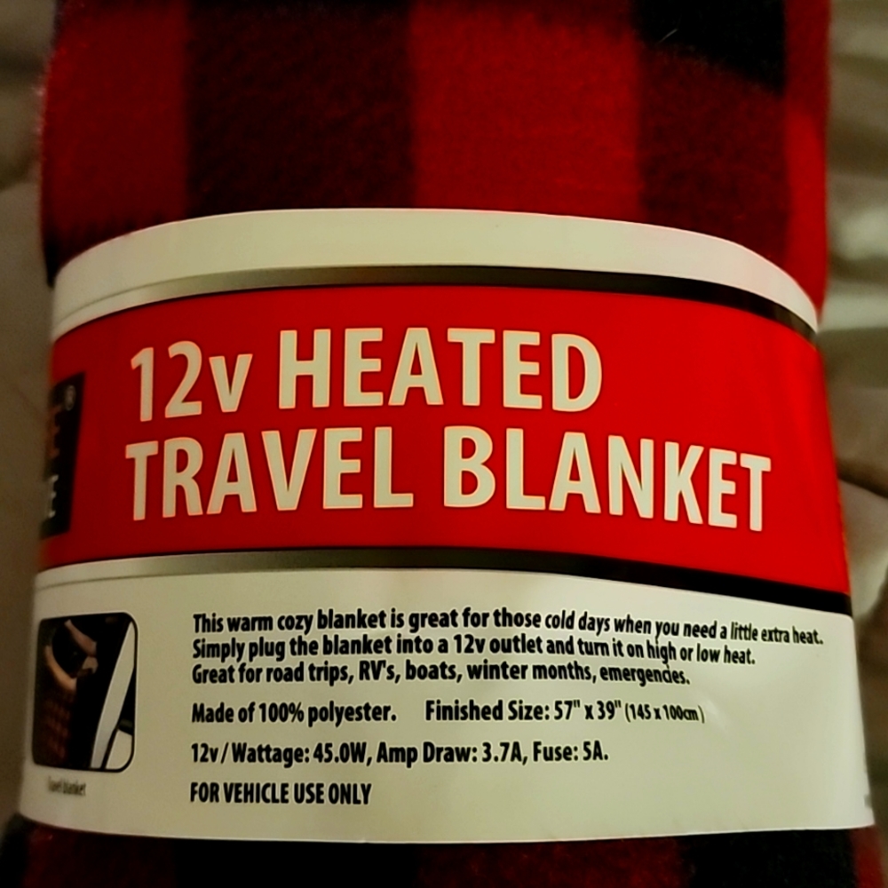 12v Heated Travel Blanket